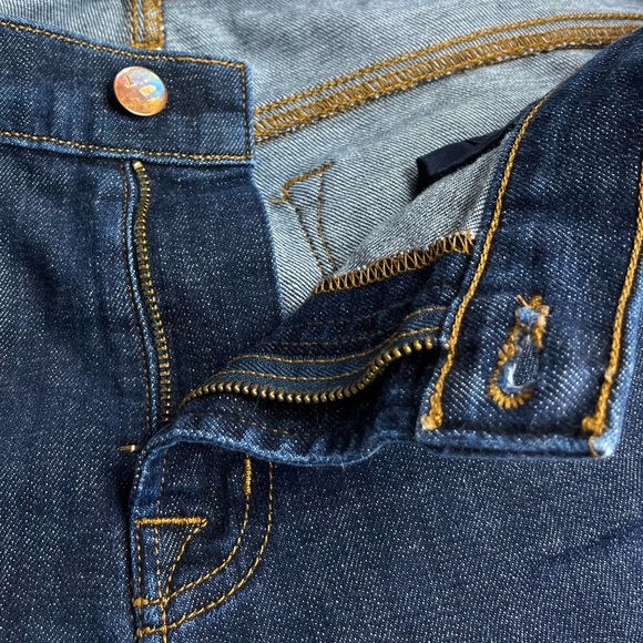 J Brand Boyfriend Jeans Fit Mid Rise Dark Wash Size 29 - Picture 4 of 13